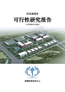 打爪机项目可行性研究报告立项贷款用(专家版)