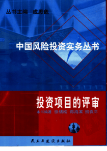 投资项目的评审中国风险投资指南