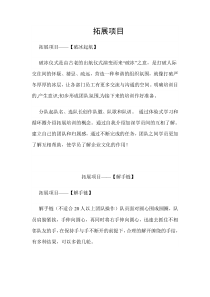 拓展项目（DOC30页）