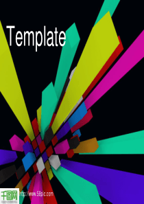 三维图形PPT模板