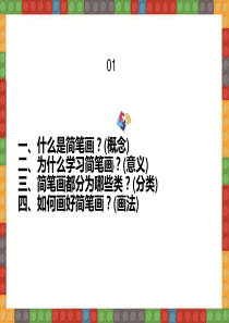 日常生活用品类简笔画