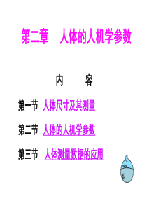 人体的人机学参数总结