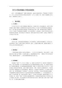 关于公司抗洪抢险工作总结