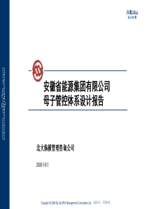 皖能集团管理咨询项目－主报告3－安徽