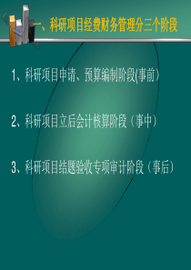 科研项目经费管理-