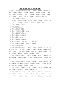 职业危害防治计划和实施方案