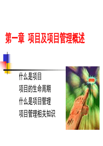 第一章项目管理概述