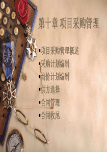 第十章 项目采购管理