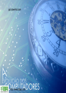 复古怀表电路表PPT模板