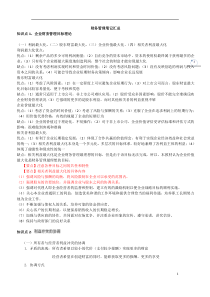 中国工商银行招聘笔试各专业知识点--财务管理复习知识点讲义整理
