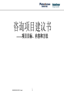 罗兰贝格-美特斯.邦威-咨询项目建议书