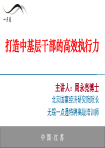 中基层干部高效执行力(060805)