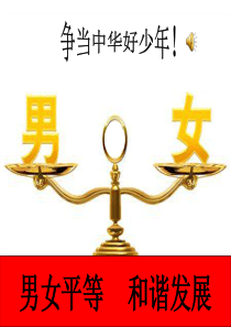 男女平等优秀班会---主题班会-获奖课件PPT