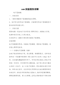 sem实验报告讲解