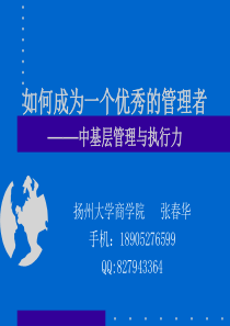 企业管理与执行力
