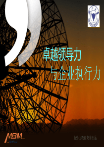 卓越领导力与企业执行力