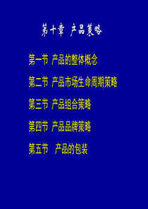 10产品策略