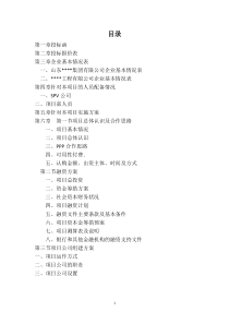 PPP项目投标文件