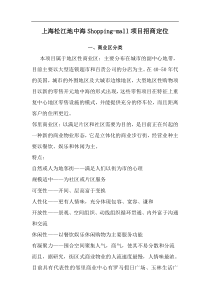 上海松江地中海Shopping-mall项目招商定位doc7(1)