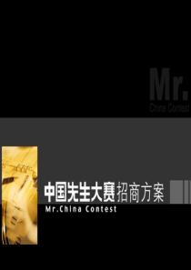 中国先生评选大赛招商方案(ppt 44) 