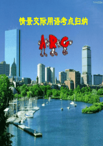 初三英语复习《情景交际用语考点归纳》PPT课件