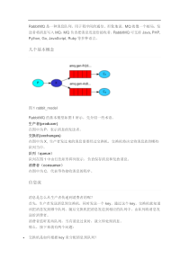 RabbitMQ的基本概念和模型