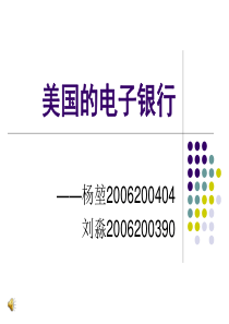 美国电子银行