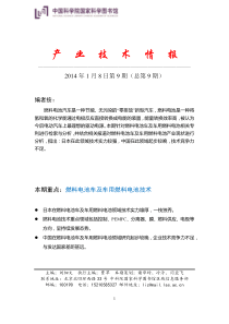 国科图产业技术情报——燃料电池车及车用燃料电池技术