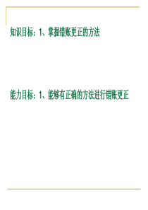 补充项目错帐更正