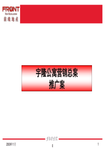 西安宇隆公寓小户型项目营销总案-54p-X年