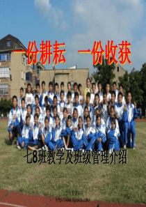 教学及班级管理介绍