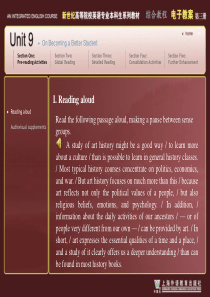 英语专业-An-Integrated-English-Course-3---综合教程3-Unit9-