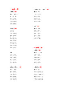 小学必背114首古诗
