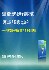行政审批电子监察系统建设