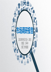 市场调研报告PPT模板