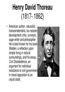 14Henry-David-Thoreau-(ppt文档)