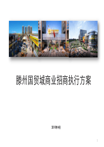 山东滕州国贸城商业招商执行方案_45PPT_XXXX年