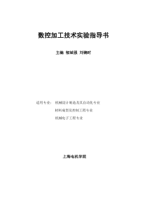 数控技术实验指导书及报告