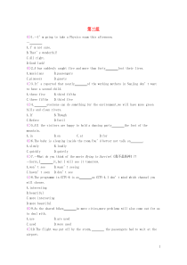 2019春九年级英语下册 题型专项训练 单项填空 第三组 课时作业 （新版）牛津版