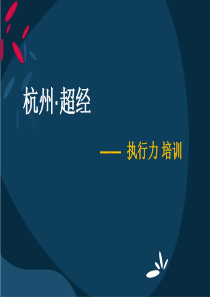 超级经纪人之家之执行力培训