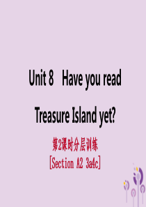 2018-2019学年八年级英语下册 Unit 8 Have you read Treasure I