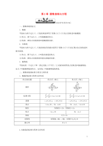 2018-2019学年高中数学 第1部分 第2章 圆锥曲线与方程 章末小结 知识整合与阶段检测（含解