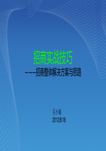 招商实战技巧招商整体解决方案与思路1211153141147