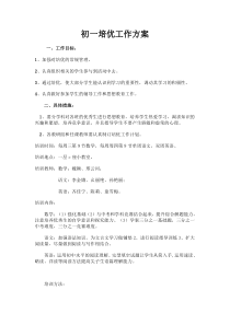 2019年七年级数学培优方案