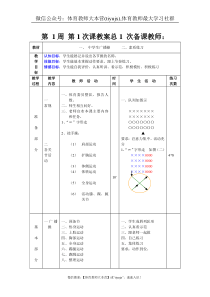 初中体育教案全集八年级