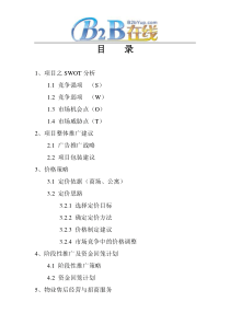 招商项目之SWOT分析