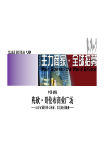 江苏泗阳·海欣哥伦布商业主力店招商简介422