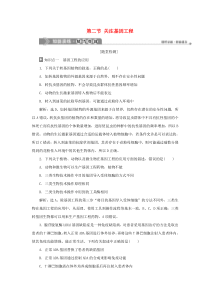 2019-2020学年高中生物 第一章 基因工程 第二节 关注基因工程知能演练轻巧夺冠 苏教版选修3