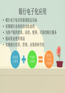 银行电子化应用系统