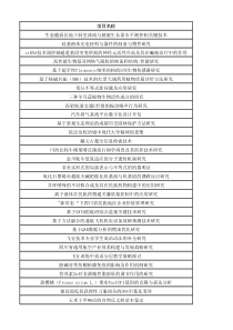 重点项目评审结果公示一览表(无排序)